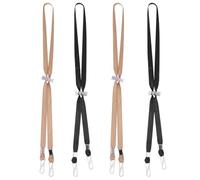 JHKNNK 4pcs Sangles de Masque Résistantes et Lanières Tour de Cou avec Cordon Réglable en Polyester et Plastique pour Usage Extérieur Anti-rupture et Confortable