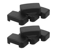 JHKNNK 8pcs Bouchons de Fin de Piste en Abs Noir pour Rail de Siège Model Y, Protection Anti-Coup Bruit, Accessoires Intérieurs Voiture Pratiques