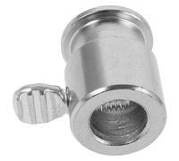 JHKNNK Accessoire Rôtisserie en Fer Chromé, Butée de Support pour Barbecue Gaz, Fixation Stable pour Tige de Rôtisserie, Usage Extérieur pour Grillades