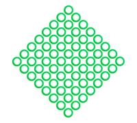 JHKNNK Anneau pour Piquet de Tente Phosphorescent 50 pièces en Plastique Vert, Accessoires de Camping sous Tente, pour Le Camping et Les Voyages en extérieur dans l'obscurité
