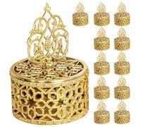 JHKNNK Boîtes à Goûter Chics Dorées en Plastique, Robustes et Élégantes, Lot de 12 pour Mariage ou Anniversaire, Style Européen