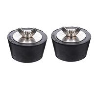 JHKNNK Bouchon d'hiver en Caoutchouc 51 MM, Lot de 2, Bouchon de Retour de Piscine pour Vidange, Conçu pour Hivernage Piscine Tubulaire et Inoxydable