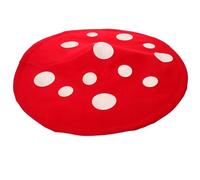 JHKNNK Chapeau Champignon Rouge pour Costume de Fête, Accessoire Léger et Sûr pour Cosplay de Personnage Végétal et Événements Festifs