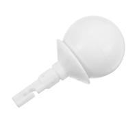JHKNNK Embout de Canne Rond Blanc à Rotation 360° pour Canne D'assistance à Crochet, Embout de Roulement pour Marche Sécurisée des Aveugles, Accessoire Solide en Plastique, Usage