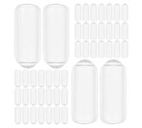 JHKNNK Embouts en Caoutchouc pour Serrage-Têtes 200 Pièces Diamètre Intérieur 2,5 MM Protection Confortable pour Bandeaux Élastiques Cheveux Adaptés aux Fêtes et Soirées