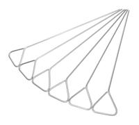 JHKNNK Étaleurs de Cellules en Acier Inoxydable 6 Pièces Outils de Laboratoire Robustes pour Boîtes de Petri Utilisation en Microbiologie