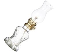JHKNNK Lampe à Pétrole Facile à Utiliser et Nettoyer Décorative Rétro en Verre Lanterne Vintage pour Décoration Intérieure Maison
