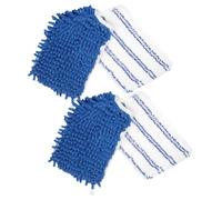 JHKNNK Lingettes Chenille Réutilisables Lot de 2 pour Balai à Franges, Accessoires de Nettoyage Lavables pour Sols Carrelage et Parquet Secs et Humides