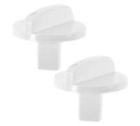 JHKNNK Lot de 2 Boutons de Réglage Température du Réfrigérateur en Abs Blanc, Contrôle Stable et Utilisation Polyvalente pour Congélateur et Réfrigérateur en Maison ou Supermarché