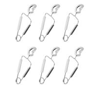 JHKNNK Lot de 6 Pinces à Escargots en Acier Inoxydable Mécanisme à Ressort, Pinces Cuisine pour Service Buffet et Préparation de Fruits de Mer