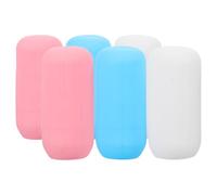 JHKNNK Manchons Élastiques Simple à Installer en Silicone Lot de 6 Pièces, Anti-fuite pour Bouteilles de Voyage Adaptés pour et Lotion en Déplacement