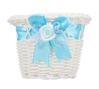 JHKNNK Panier Mini Tressé en Rotin Bleu pour Bonbons et Rangement, Panier à Fleurs Multifonction pour Mariages et Célébrations