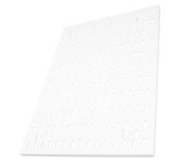 JHKNNK Panneau Perforé Organisateur Mural 16X12 Pouces Rack de Rangement Support à Chevilles pour Bureau Atelier Cuisine, Accessoires Clés Serviettes