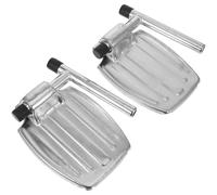 JHKNNK Pédales Robustes en Métal 2 Pièces pour Fauteuil Roulant, Repose-Jambes Surélevés et Réglables, Accessoires de Remplacement pour Fauteuil Roulant Manuel