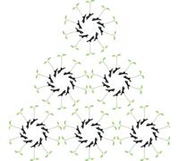 JHKNNK Pinces à Cheveux Sprout 60 Pièces Forme Feuilles Vertes Clips Amusants pour Adolescents Fêtes et Cosplay