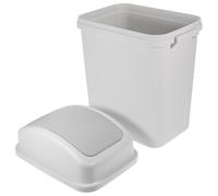 JHKNNK Poubelle Cuisine Pivotante Plastique Épais avec Couvercle à Bascule Capacité Importante Design Étroit pour Espaces Réduits Résistant à Usure Quotidienne