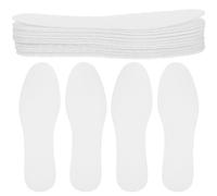 JHKNNK Semelles Intérieures Jetables en Pâte Absorbante de Transpiration, Fines et Respirantes, Taille 39, Lot de 20 Paires, Semelles Remplaçables pour Baskets Hommes et Femmes, Confort