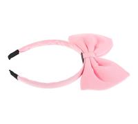 JHKNNK Serrage-tête Chic Grand Nœud en Tissu Rose pour Femmes, Accessoire Cheveux Élégant, Travail Soigné, pour Fêtes et Engagements