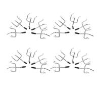 JHKNNK Sets de Crochets Anti-rouille et Robuste Lot de 20 pour Panneau Perforé avec Capuchons de, pour Ateliers et Affichage en Magasin