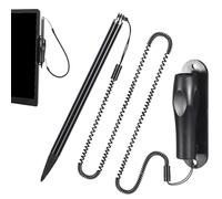 JHKNNK Stylet Résistif pour Écrans Tactiles avec Cordon Élastique, Pointe Abs Solide, Support Stylo Intégré, Stylet Actif pour Écriture Nette sur Tablettes et Systèmes Résistifs,