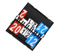 JHKNNK Tableau de Score Portable à Bascule pour Jeux de Basket et Tennis, Compteur Multifonctionnel en Plastique Solide, Adapté aux Matchs et Entraînements Sportifs