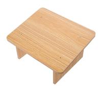 JHKNNK Tabouret Marche Pied en Bois Beige Compact et Robuste, Repose-Pieds Minimaliste pour Chambre ou Salon, pour Adultes