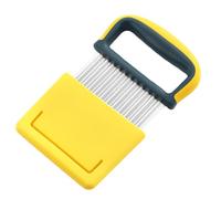 JHKNNK Trancheuse à Pommes de Terre Ondulée en Acier Inoxydable, Couteau Coupe-Frites Compact et Léger, Usage Domestique, Lame Lisse Résistante à Haute Température, Outil la Cuisine