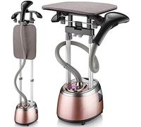 JHLP Défroisseur vapeur professionnel robuste - Défroisseur vapeur vertical de 2000 W avec 6 niveaux de vapeur, réservoir d'eau de 1,7 L - Comprend une brosse à tissu, une planche à repasser, des