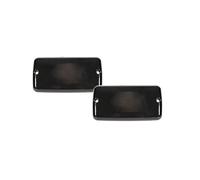 JHMHCOQ Couvercle De Phare Coques Protection Pour Clignotants Et Feux Position Latéraux Pare-chocs Avant Voiture Sans Ampoule Ni Douille Pour Jeep Pour Wrangler Pour TJ(Front Bumper Light)