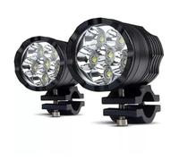JHMHCOQ Moto De Phare Avant Lot De 2 Projecteurs LED Pour Moto 12 V Phares Auxiliaires Étanches Accessoires D'équipements(2 pièces)