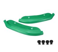 JHMHCOQ Spoiler Avant pour Dodge pour Challenger SRT Scat Pack Hellcat Coupe 2DR 2015-2020 2 pièces séparateur de lèvre de Pare-Chocs Protection de becquet. Chocs de VoitureBecquets Avant(Green)