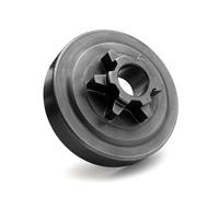 JHMTOSD Convient aux Accessoires d'outils électriques de Jardin, tronçonneuse à Essence 25 CC, Couvercle d'embrayage 6 Dents, pignon de chaîne 3/8"