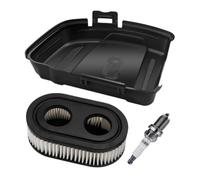 JHMTOSD Couvercle de Filtre à air 594575, Filtre à air for Tondeuse à Gazon, Bougie d'allumage K6RTC, Compatible avec tondeuses à Gazon 650EXI 675EXI 675IS