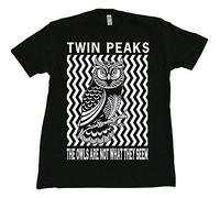 jhn David Lynch Twin Peaks Owls are Not What They Seem Shirt L