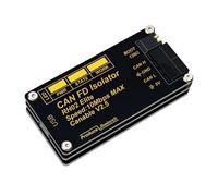 Jhoinrch Adaptateur convertisseur USB vers CAN FD isolé basé sur CANable V2.5 prend en charge jusqu'à 10 Mbps