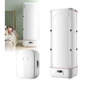 JHOMHF Défroisseur Vapeur Vertical Pliable De 900 W Avec Commande Tactile - Housse De Séchage Imperméable Et Respirante Incluse