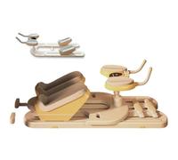 JHOMHF Entraîneur De Torsion D'étirement De Colonne Vertébrale Planche De Torsion Taille D'abdomen Réglable À 3 Niveaux avec Minuterie LED for Tonifier Taille Étirer Jambes Entraînement Abdominaux