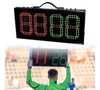 JHOMHF Tableau D'affichage Portable LED for Remplacements De Joueurs Au Football Affichage Électronique Recto for Changements De Joueurs Arbitres Entraîneurs Tableau Numéros De Match
