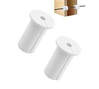 JHOSFA 2Pcs traverses murales pour kit de gestion de câbles Starlink, Passe-mur pour câble Trou mural de 1", Pour routeur de câble Starlink et adaptateur Ethernet - Blanc