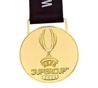 JHRFU 2024 Réplique De La Médaille De La Super Cup Europa Objets De Collection De League De Football Souvenirs des Champions Cadeaux pour Les Passionnés De Football