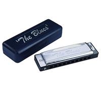 JHS TB10D Le Blues Harmonica majeur diatonique en RE Argent