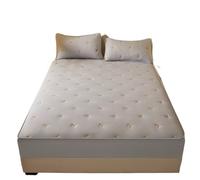 JHSDHYD Alèse Imperméable Housse de Matelas Super épaisse, matelassée et brodée, Couvre-lit Simple, King, en Coton pour Maison(Bowknot-1-01,120x200x30cm 1pc)
