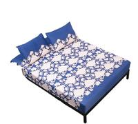 JHSDHYD Alèse Imperméable Protecteur de Matelas imperméable à Motif Classique, Drap-Housse Respirant avec Housse Bande élastique pour Maison(C9,US Queen 60X80in)