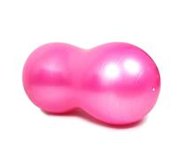 JHSDHYD Ballon Yoga Ballon De Anti-éclatement 90 X 45 Cm en Forme D'arachide for Exercices À Domicile, Équipement De Fitness, Sport, Gym, Yoga, Pilates, Entraînement(Red)