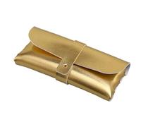 JHSDHYD Boite lunette de soleil Étui À Lunettes Classique De Protection Souple Et Portable For Soleil Lecture (1 Pièce) pour Stylé Portable(Golden)