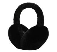 JHSDHYD Cache Oreille Hiver Cache-oreilles Doux En Peluche Épais Et Pliable For Garder Au Chaud, Protège-oreilles D'hiver For Femme(Black)