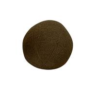 JHSDHYD Coussin Decoratif Wool Ball Shaped Solid Color Stuffed Sofa Cushion Throw Pillow for Couch Roll Oil Painting Board Plush Office Pillow Home Decor(Large-Grey green35cm)