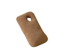 JHSDHYD Coussin Decoratif Wool Ball Shaped Solid Color Stuffed Sofa Cushion Throw Pillow for Couch Roll Oil Painting Board Plush Office Pillow Home Decor(Milk Coffee 30X55cm)