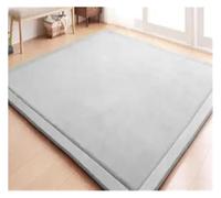 JHSDHYD Tapis Shaggy Tapis Chenille en Molleton De Corail, 20MM, Tatami, Table À Thé Manuelle, for Chambre Coucher, Rectangulaire, for Salon pour Maison(Gray,200x100cm)
