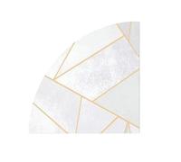 JHSDHYD Tapis Shaggy Tapis décoratif d'angle en Quart de Cercle, for Salon, Chambre à Coucher, Tapis Pied, d'entrée pour Maison(1pc-O Rug,140x140cm)